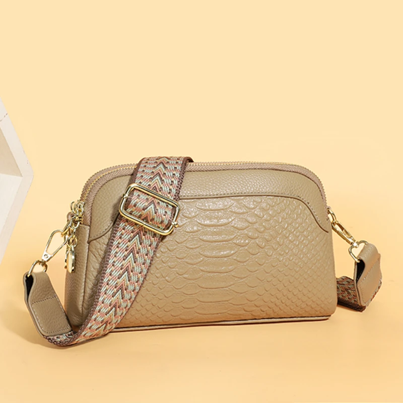 WomenGenuineLeatherShoulderCrossbodyBagsHighQualitySolidCow