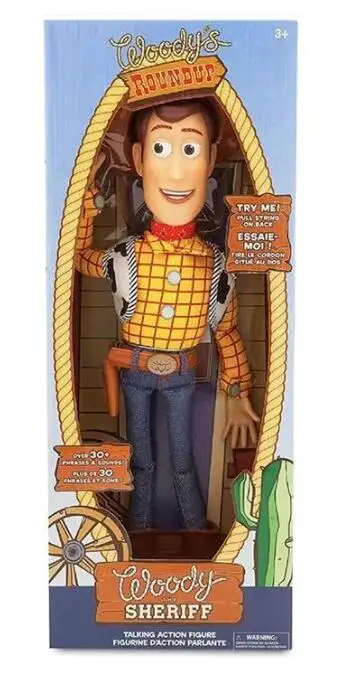 40cm Anime Toy Story 2 Woody Jessie Action Figure Toys Talking Woody Sing Soft Decoration Birthday Children Gifts Drop Shipping