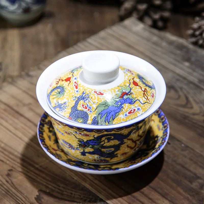 Chinese Kungfu Gaiwan Tea Set for Travel tea set