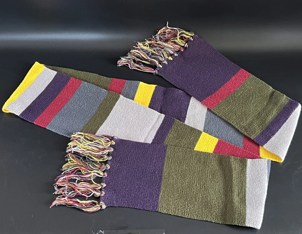 79" Multi Colored Striped Scarf Halloween Gift Holiday Scarves 200 CM * 16
