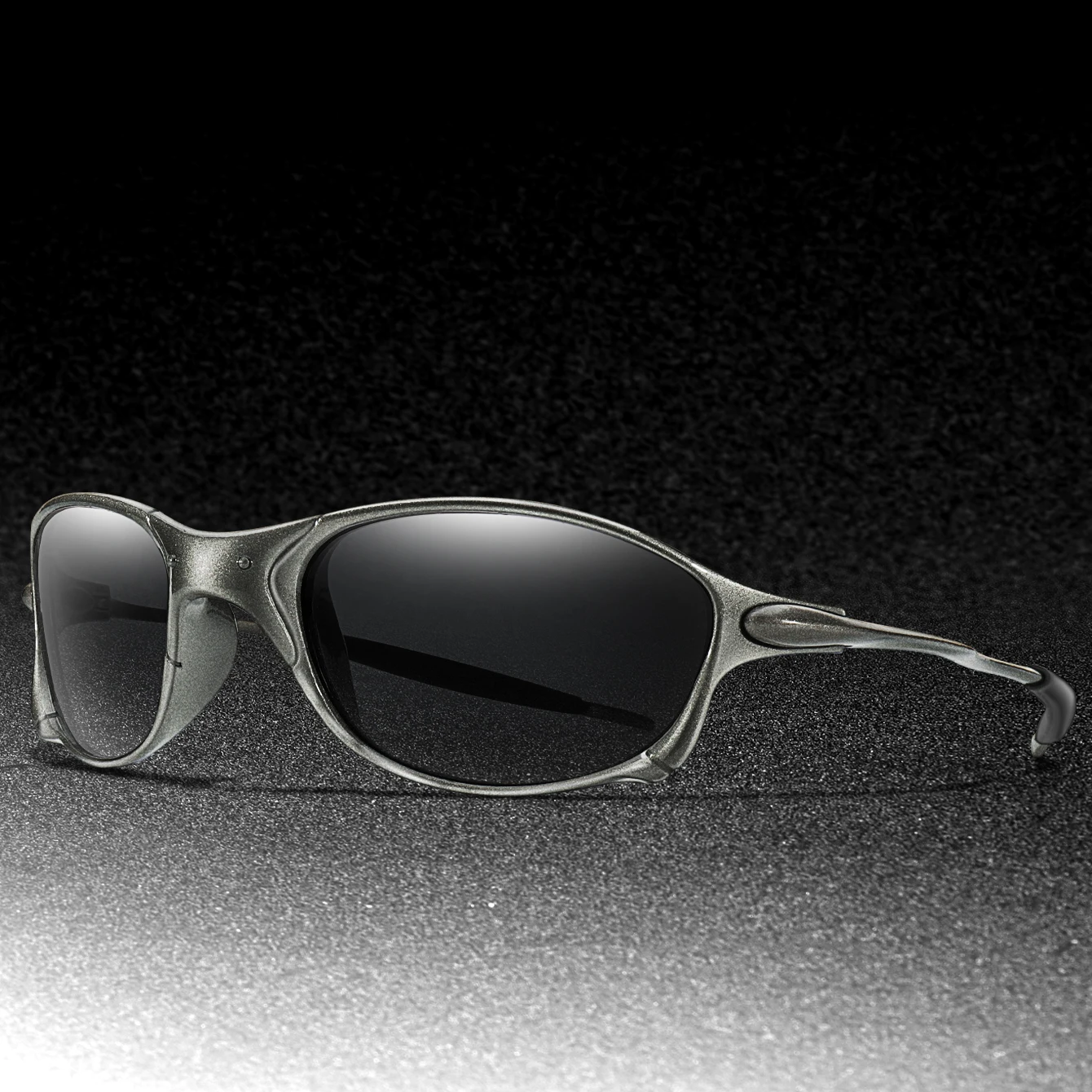 Men And Women Cycling Sunglasses Metal Shades With UV Protection
