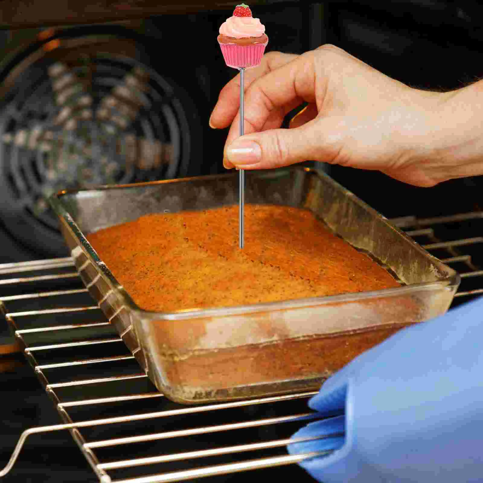 

3 Pcs Metal Cake Baking Tester Stick Household Probe Gift Bread Testing Needle