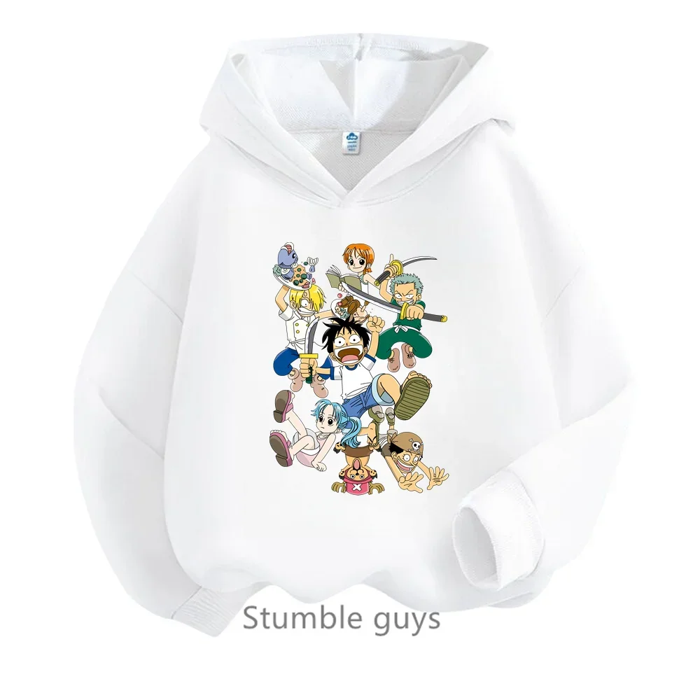 thumbnail image 1 of Sudadera con capucha de Anime One Pieces, ropa para niños, ropa para primavera y otoño para niñas, sudadera con dibujos animados de Luffy Zoro, traje para adolescentes, camisetas con capucha de Sonic, 1 of 5