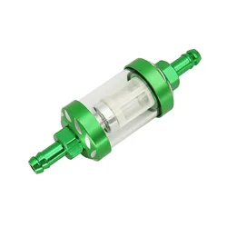 Premium CNC Aluminum Alloy Gas Fuel Filter (Green)