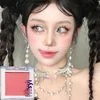 Blush Eyeshadow Peach Cream Makeup Blush Palette Cheek Contour Blush Cosmetic Blusher Cream Korean Makeup Rouge Cheek Tint Blush 1