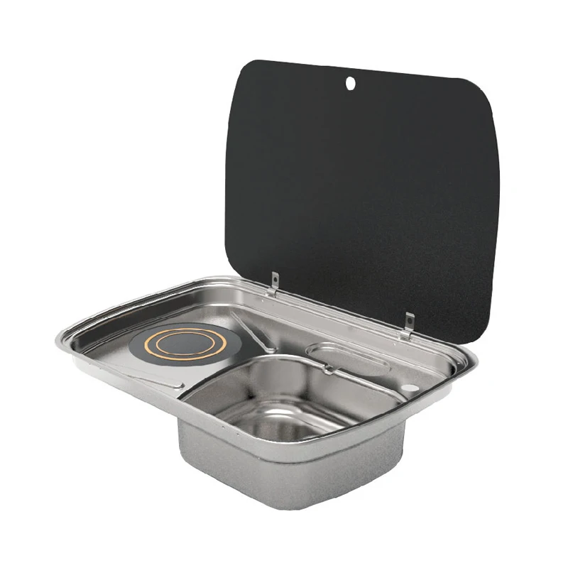 RV Induction Stove With Stainless Steel Sink For Small Yacht Households