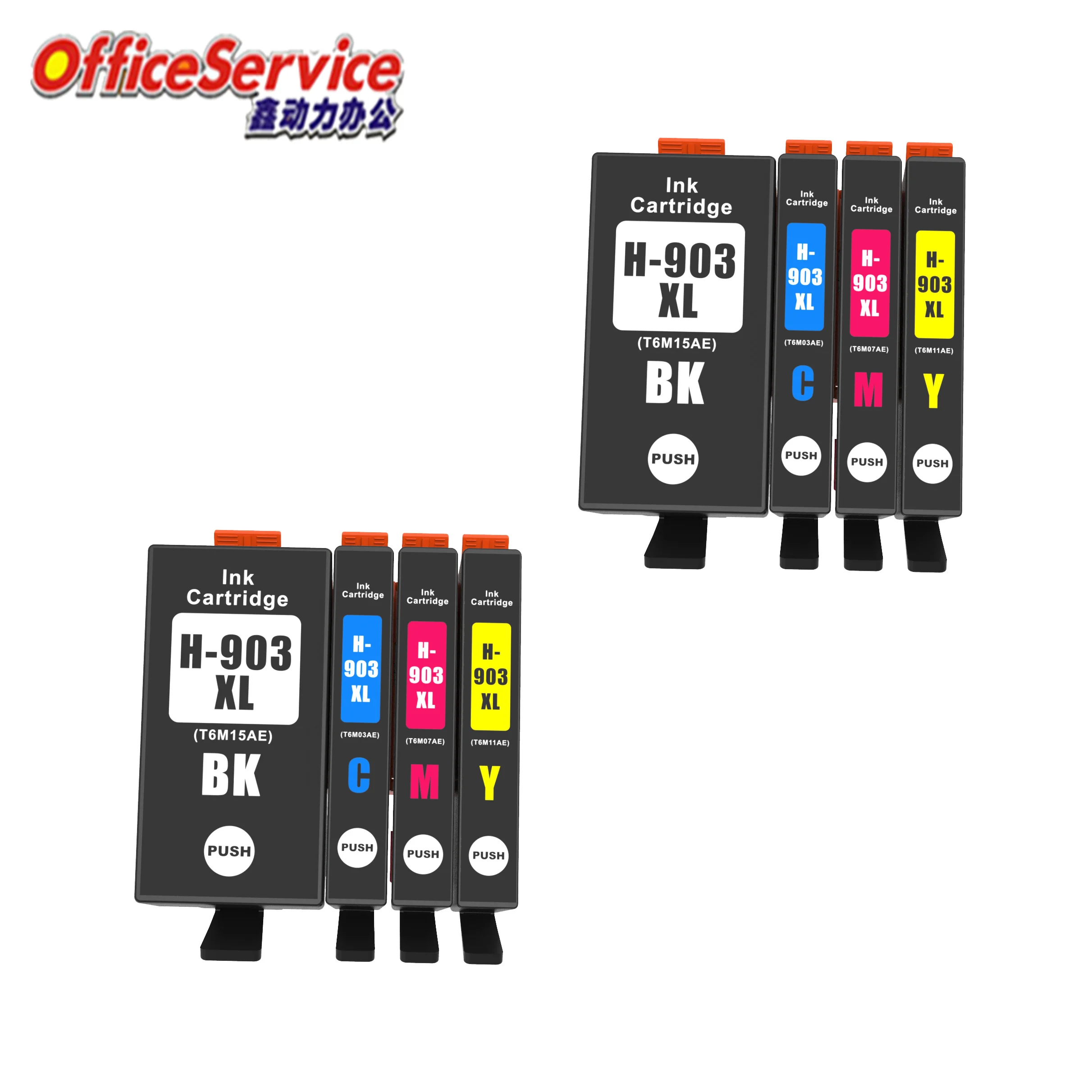 Black 903 XL Compatible Ink Cartridge for HP 6950 6960 6961 6963 6964 6965  6966 6968 6970 6971 6974 6975 6978 Officejet Printer - AliExpress