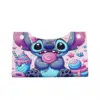 Custom Cartoon Pink Stitch Tissue Box Cover PU Leather Rectangular Anime Cartoon Facial Tissues Holder for Home 2