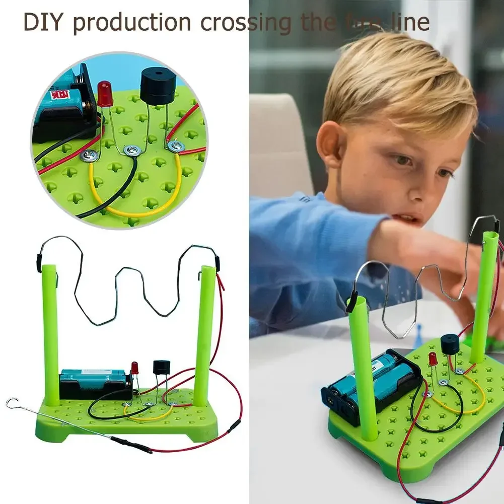 DIY STEM Experiment Kit for Kids - Educational Electronic Circuit Set with ABS Components