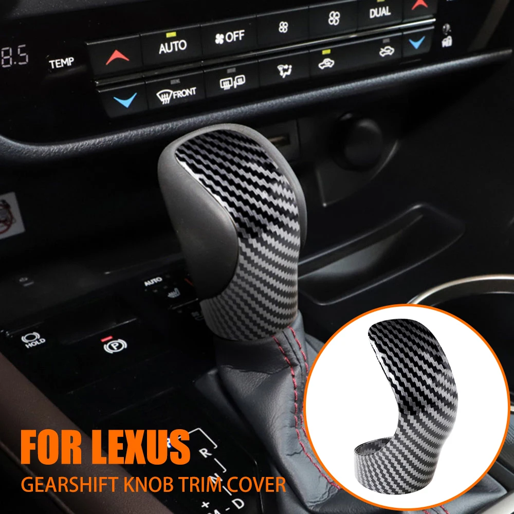 Для Lexus IS250 IS350 IS200T 2014-2021 углеродное волокно ABS автомобильная ручка переключения передач Ручка отделка крышка стикер аксессуары для интерьера