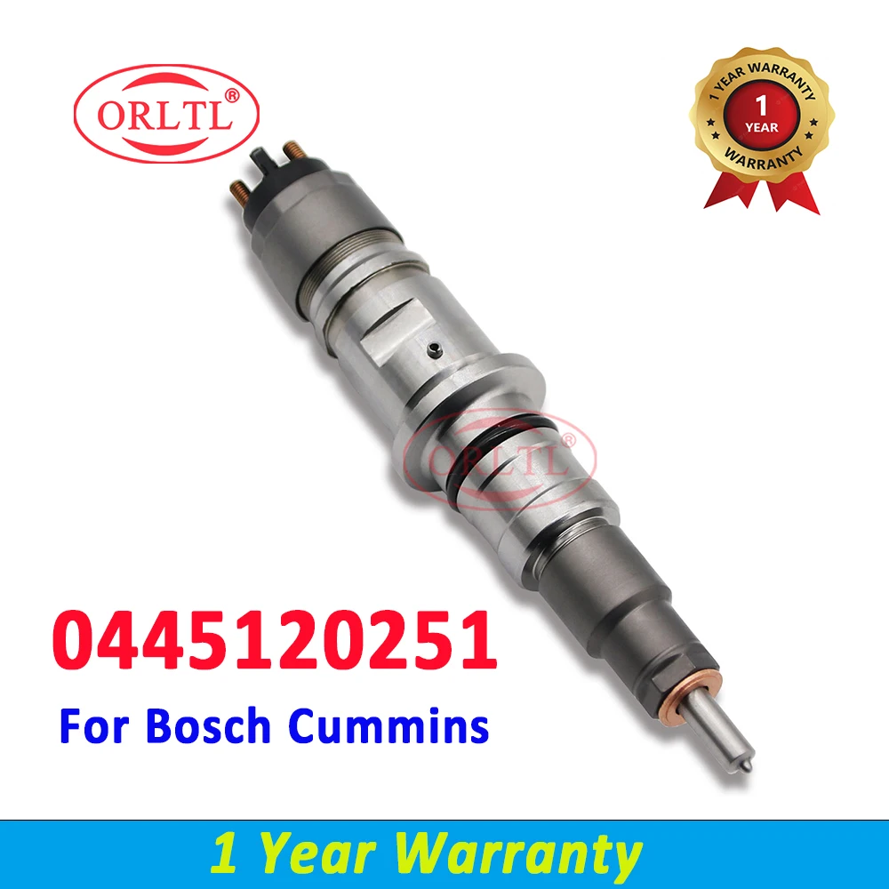 

ORLTL 0445120251 Diesel Common Rail Fuel Injector 0 445 120 251 Injection Nozzle 0445 120 251 for BOSCH Cummins