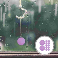 100 Pcs Shell Slice Decor Natural Wind Chime Diy Shells Pieces Round Beads Hanging Home Decor Jewelry Making Material Craft 2