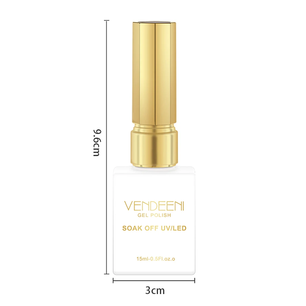 Vendeeni 24 Color/Set Transparent Crystal Cat Eye Gel Nail Polish Magnetic UV LED Gel Varnish Jelly Cat Eye Nail Art Gel Lacquer 6