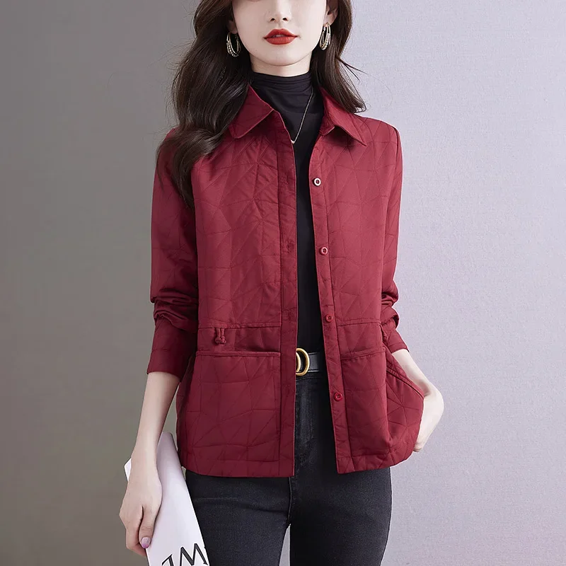 

Women Clothes Simple Fashion Jackets Spring Autumn Solid All-match Temperament Elegant Coats Office Lady Daily Casual Outerwear