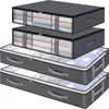 Underbed Storage Bag Foldable Quilt Clothes Storage Bag Large Capacity Dustproof Toys Bags Moisture Dust Proof Proof Organizer 1