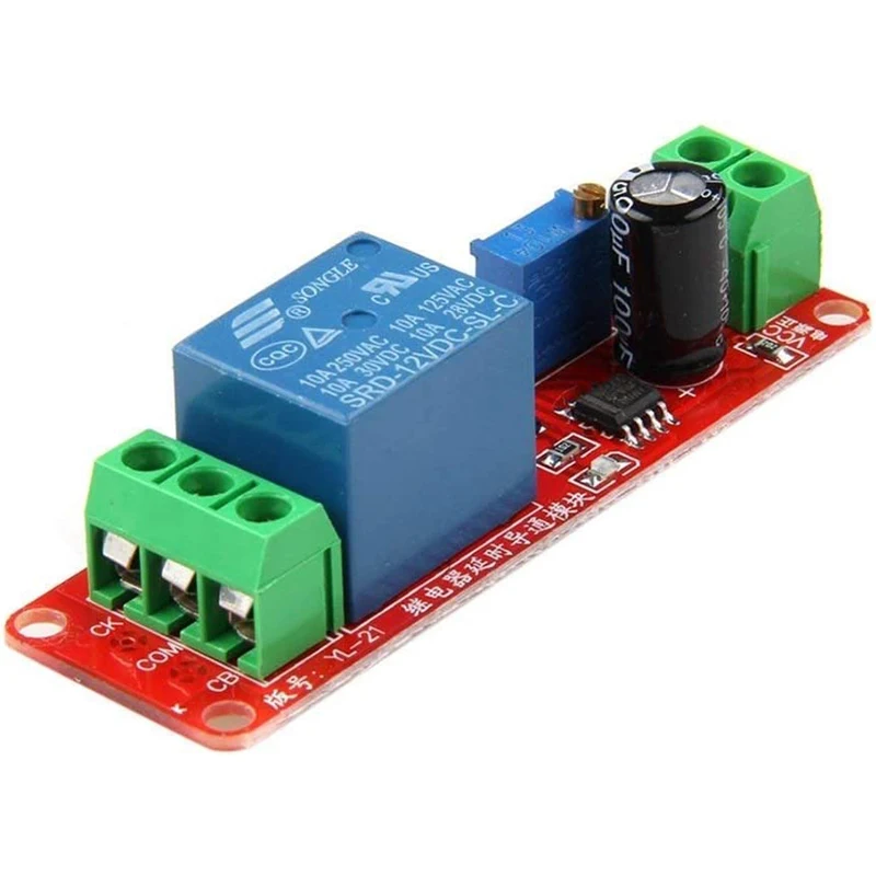 Ne555 Timer Switch Adjustable Module Time Delay Relay Module Dc 5v