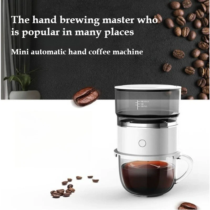Mini portable coffee machine, automatic drip coffee maker, manual coffee machine for camping and outdoor travel
