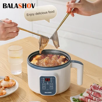1.7L Electric Rice Cooker 1-2 People Household Non-stick Pan Single/Double Layer Hot Pot Cooking pot Electric Rice Cooker EU/US 1