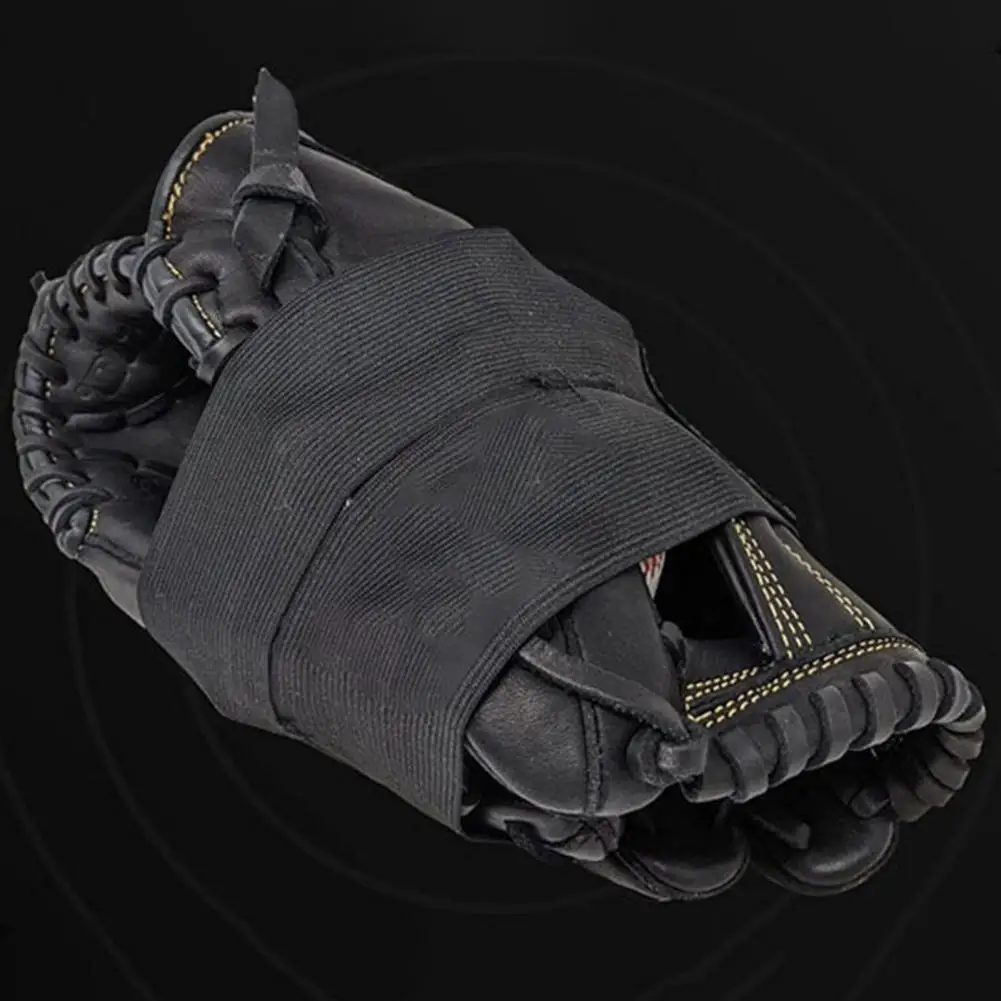Baseball Glove Baseball Wrapping Tape Baseball Grip Tape Baseball Glove Wrap Adjustable Reusable Stretchy Baseball Softball Sports Glove Elastic Strap Sports Supplies