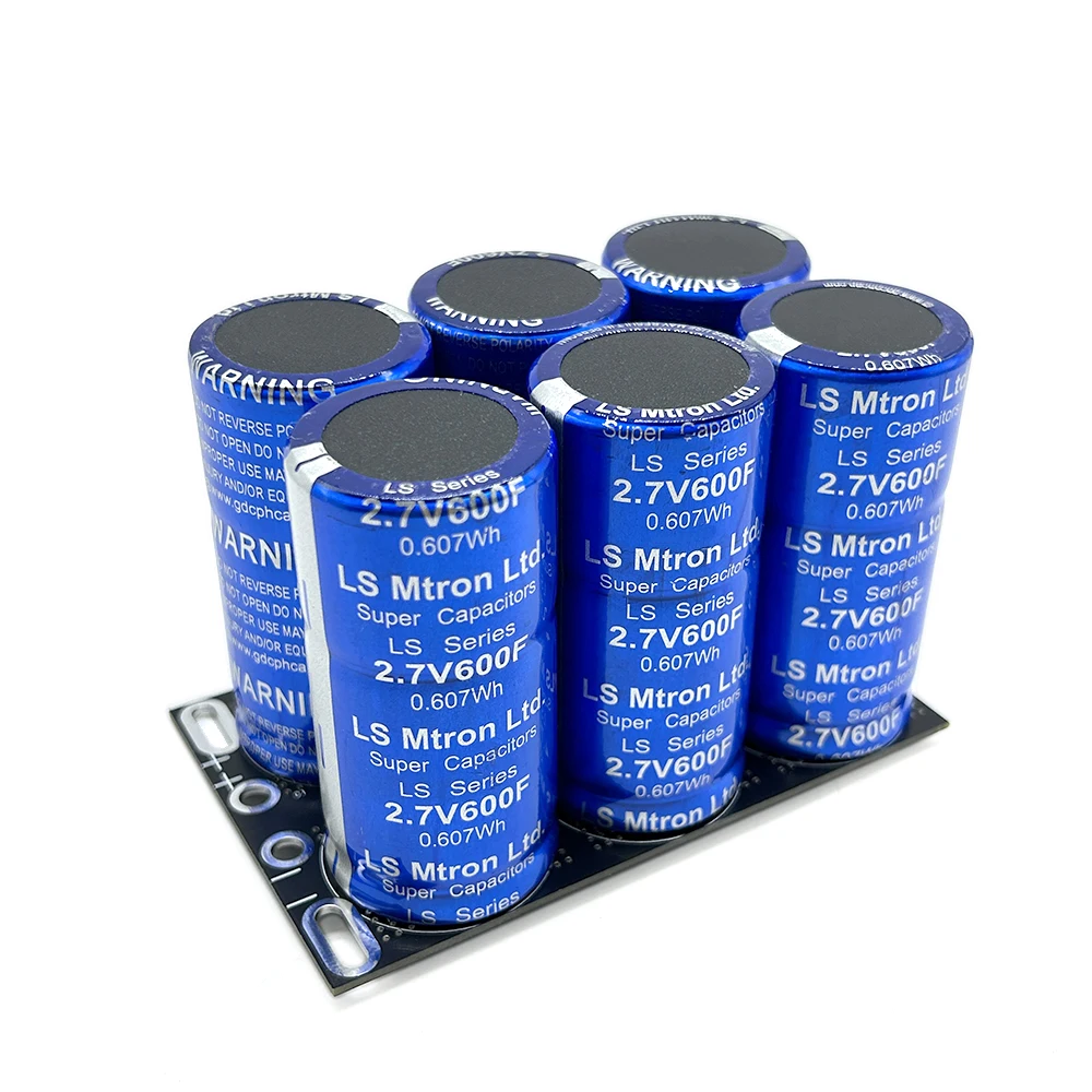Automotive Rectifier Module 1Set 16V100F 2.7V600F 6Pcs Connection Large Capacity High Current Balance Protection Plate