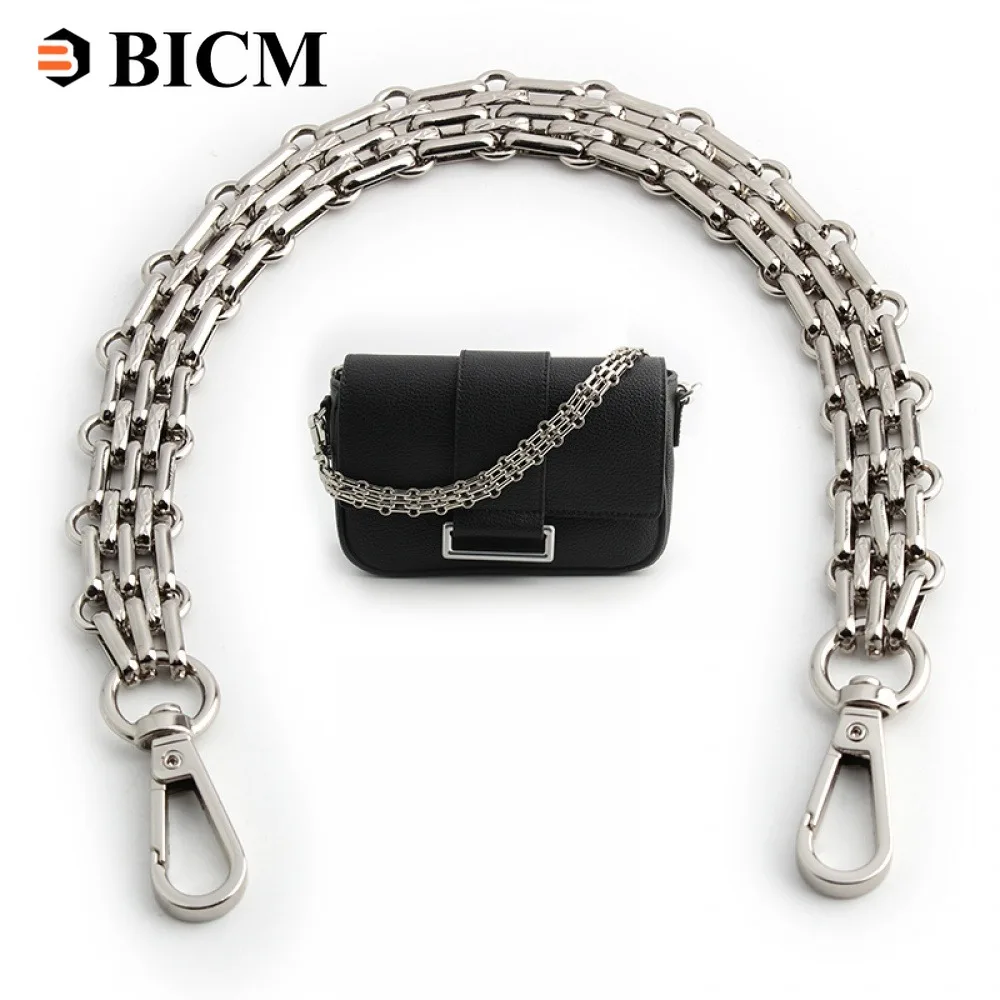 금속 가방 체인 백 숄더 스트랩 익스텐션 체인 크로스 바디 백 지갑, 금속 교체 체인 액세서리, 30 cm, 60 cm, 100 cm, 120cm 