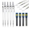 Transparent Mechanical Pencil 0.3, 0.5, 0.7, 0.9mm with Lead Refills Set for Sketching Automatic Pencils Art Drawing Painting 1