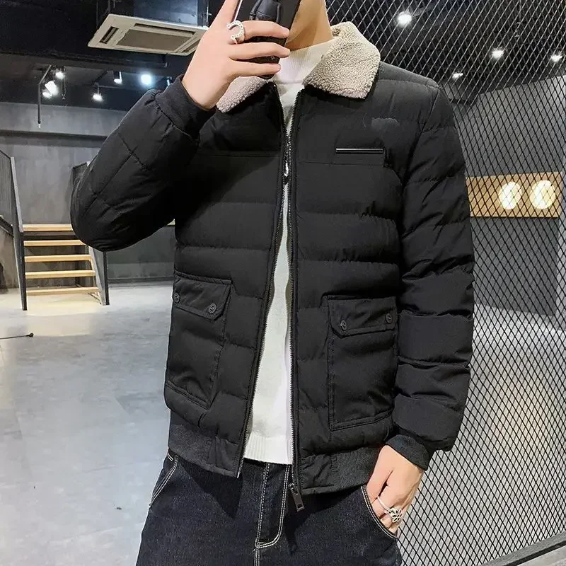 Abrigos acolchados con cremallera para hombre, parkas, chaqueta de plumón para hombre, invierno 2024, reseñas coreanas, muchas prendas, elegantes, acolchadas, modernas, pesadas