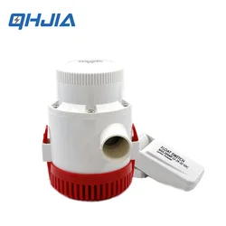 High Pressure Submersible Bilge Pump With Switch 12V 24 Volt Electric Water Pump Used In Boat Seaplane Motor Houseboat 3500GPH