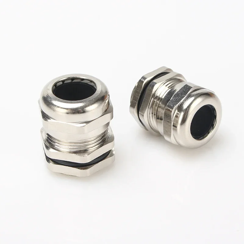 Waterproof Cable Gland Connector IP68 304 Stainless Steel Inox Metric Cable M6 M8 M10 M12 M14 M16 M18 For 3-6.5mm 4-8mm cable gland
