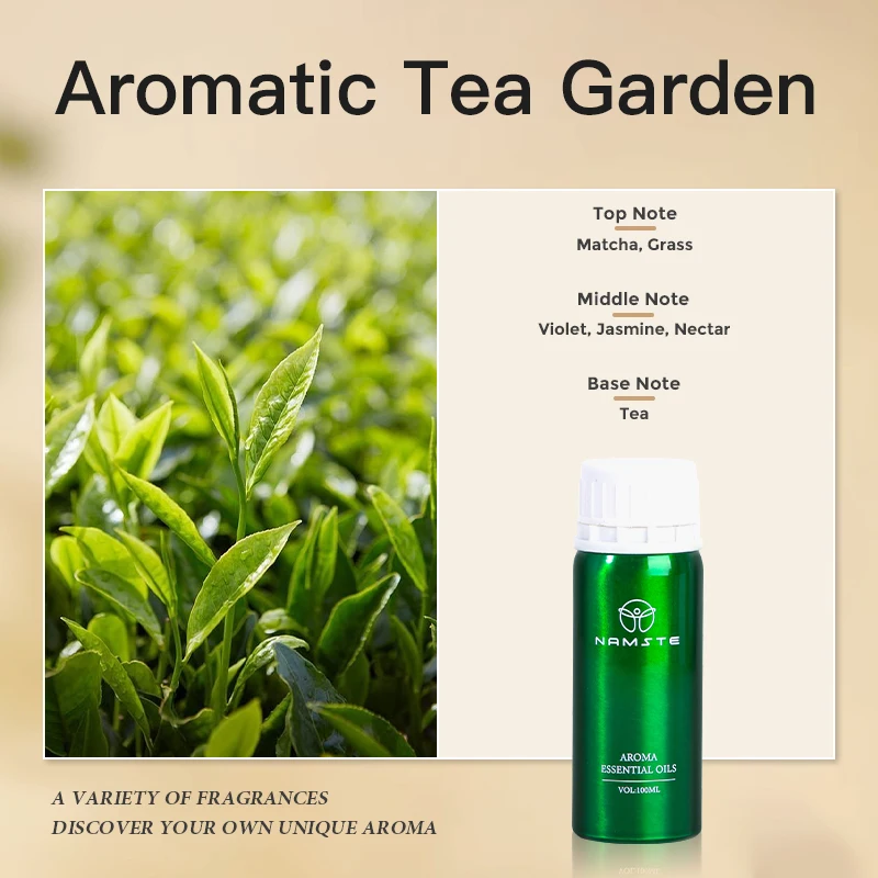 thumbnail image 1 of Namste - Ambientador floral afrutado de 100 ml para el hogar, difusor de aceites esenciales, collar, ionizador de aire, ambientador para coche, 1 of 5