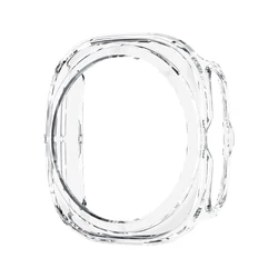 Shockproof Hollow Hard PC Bumper Shell Protective Case Cover for Galaxy watch ultra 2 (Transparent)