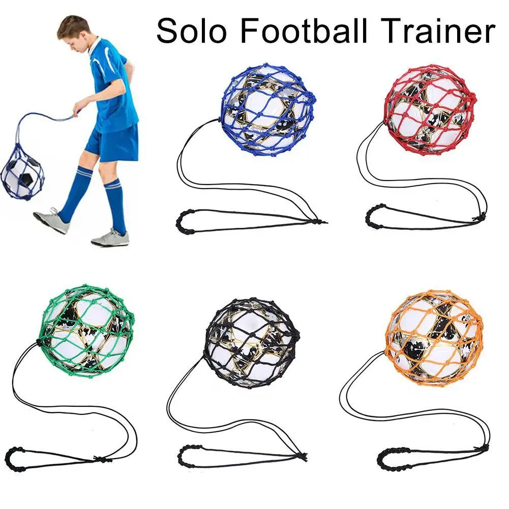 

Soccer Ball Juggle Bags Children Auxiliary Circling Training Belt Solo Soccer Football Trainer Kick For Kids Equipment Gift