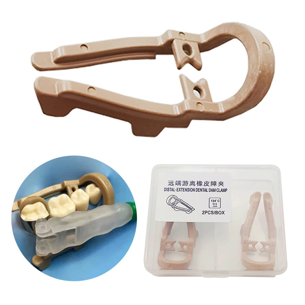 DistalExtensionPremolarRubberDentalDamClampRubberBarrierClip