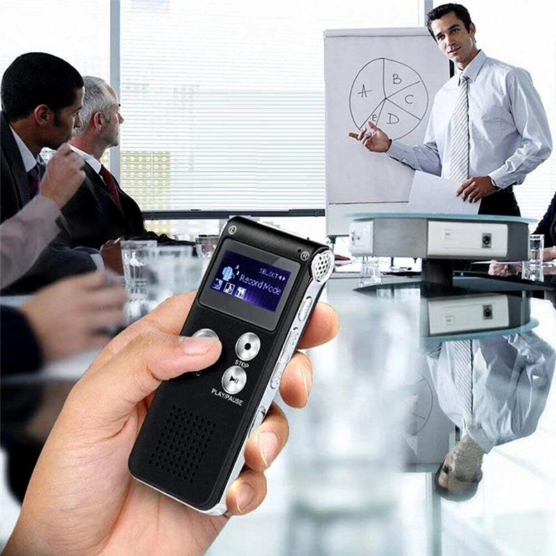 Digital Voice Recorder 8GB/16GB/32GB/64GB MP3 Player USB Flash Drive HD Noise Ca