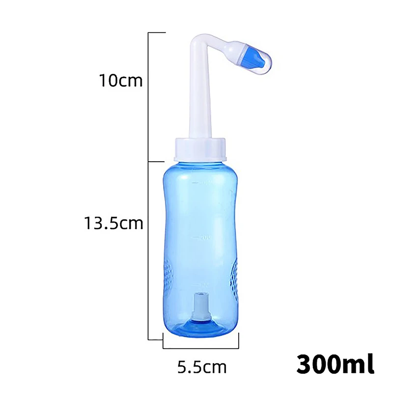 Adults Children Nasal Wash Cleaner Nose Protector Cleans Moistens Avoid Allergic Rhinitis Neti Pot 300ml