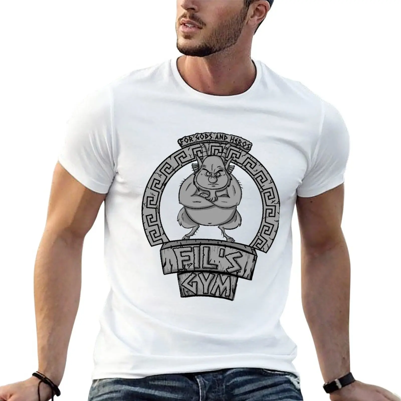 Fil Gym For Gods And Heros T-Shirt Blanks Vestiti Carini Magliette Slim Fit Per Uomo
