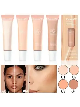 Heallor Full Cover Liquid Concealer Cream Makeup Invisible Eye Dark Circles Cream Face Foundation Waterproof Make Up Base Cosmet - Thumbnail 7
