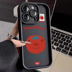 Adorable Tomato Bear Cartoon Design Phone Case Cover - Galaxy Note20 Ultra (HE - P3563)