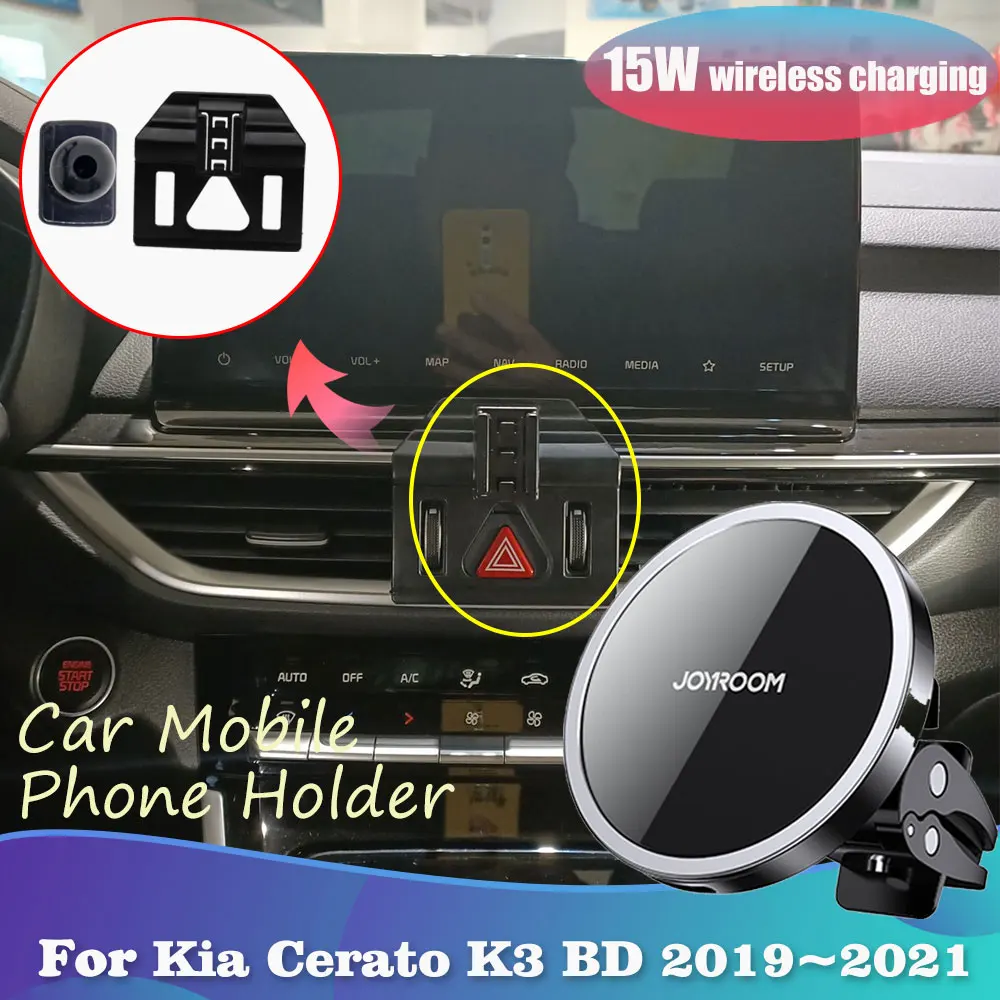 Car Phone Holder For Kia Cerato K3 Bd 2019 2020 2021 Air Vent Clip
