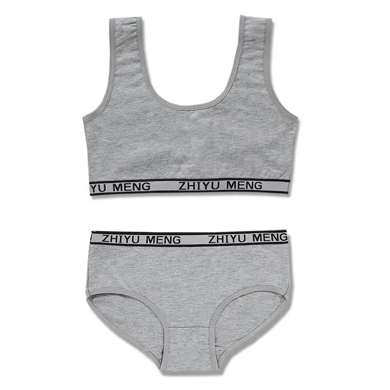 Training Bras Set Girls Teenage Cotton Tank Tops for 8-14 Years girls underwear kids underwear kids underwear sets women bra set