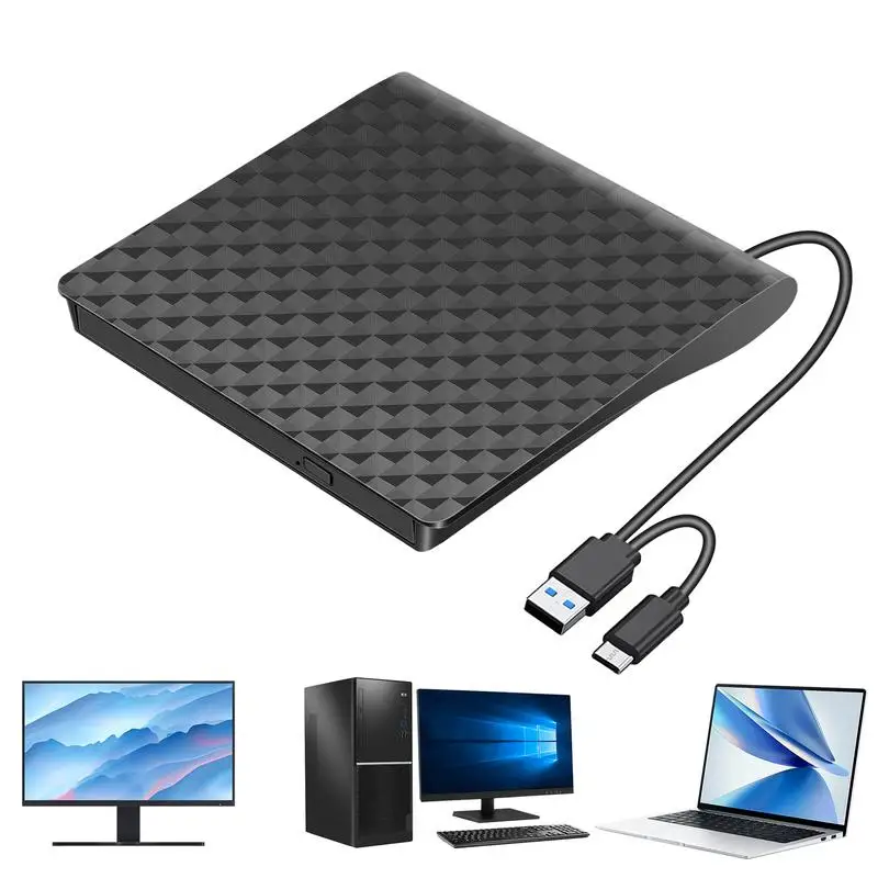 Backup Hard Drive External Portable USB Type C External Hard Drive Shockproof Multifunctional High Speed Data Recorder Low Noise
