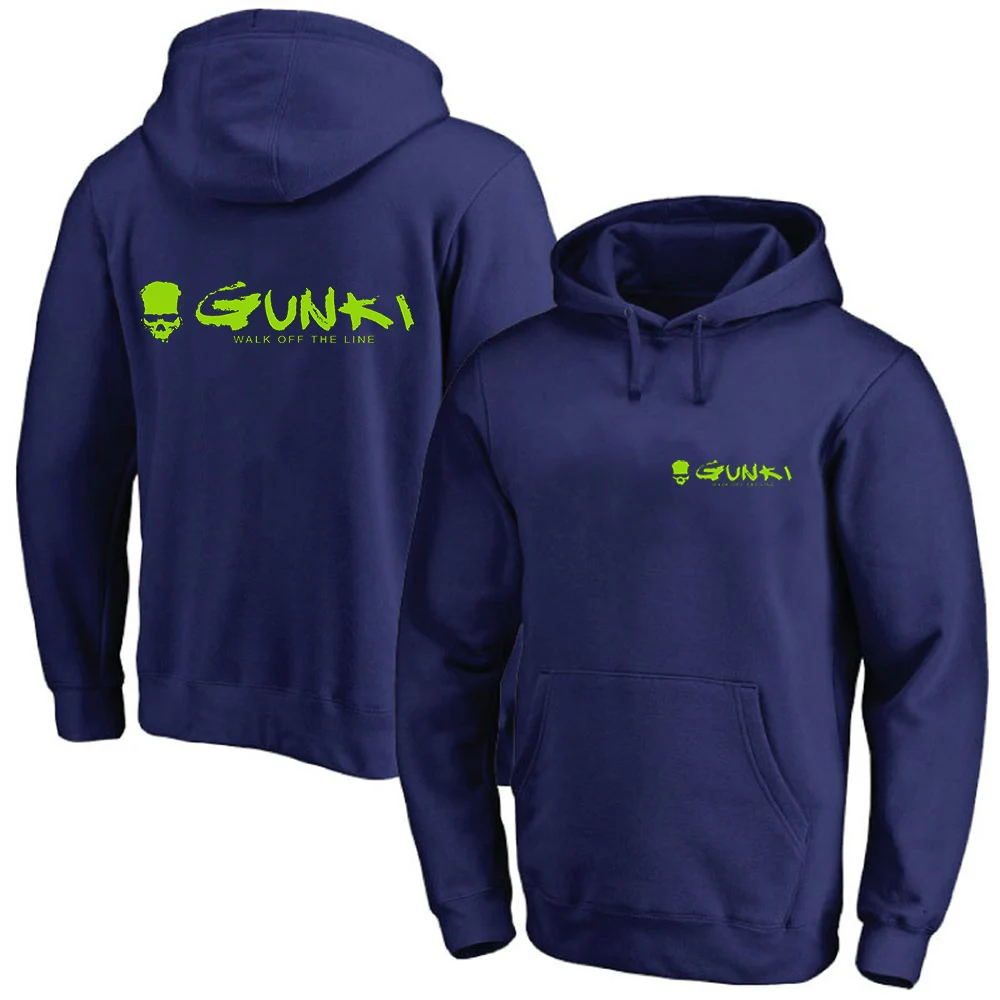 2024 Men's Autumn Gunki Solid Color Men Hoodies Warm Mens Sweatshirt Fashion Streetwear Casual Men's Loose Pullovers Brand Hoody 4