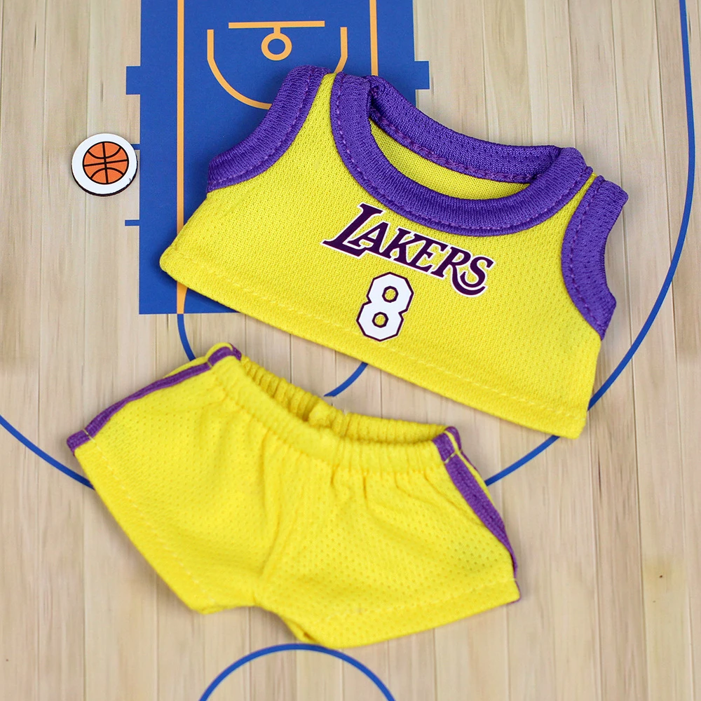 Doll Clothes 17cm Mini Labubu Doll's Clothes Outfit Accessories Basketball Playe Clothing Labubu Idol V2 Idol Athlete Clothing Gift
