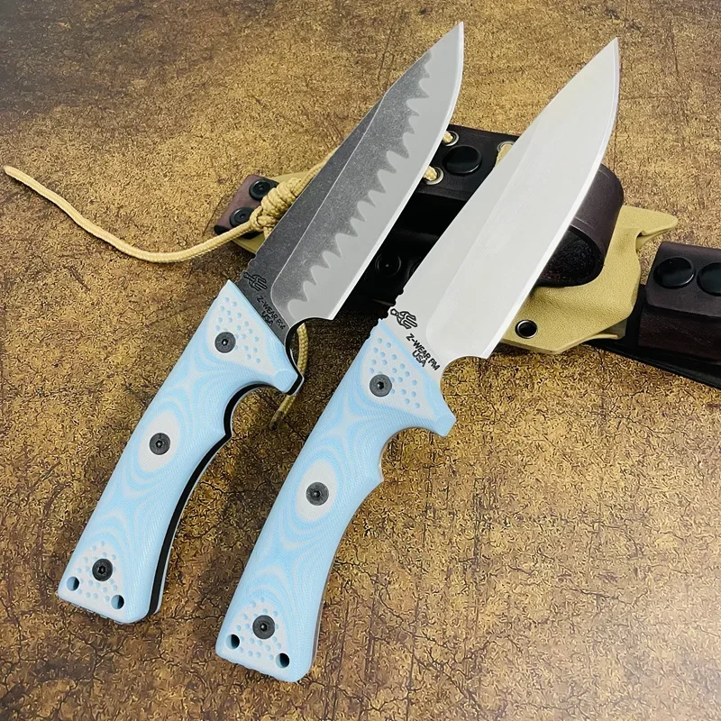 

Miller Bros.BIsdes M35 Fruit Knife Z-wear Steel Blade 60-61HRC Hardness G10 Handle Outdoor Camping Self Defense Pocket Knife