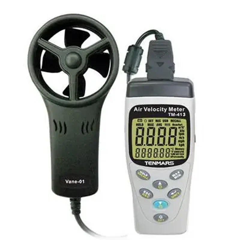 Tenmars TM-413 풍속계, 기류 계량기 풍속 시험기