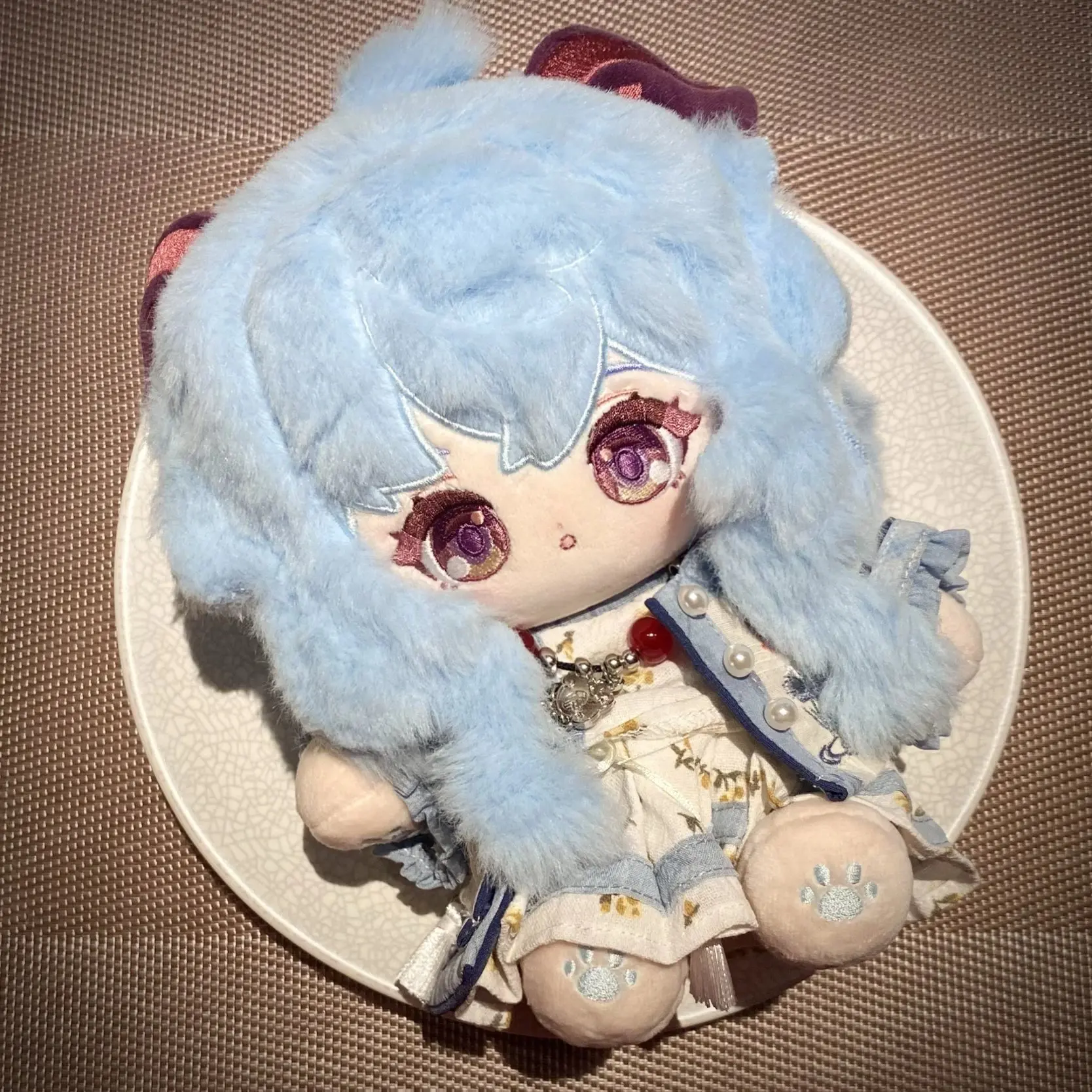 

Предварительная продажа, 20 см, Genshin Impact Ganyu, хлопковые плюшевые строительные куклы, подарки, фигурка, подарки