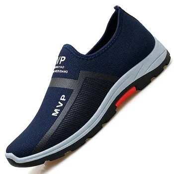Summer Mesh Walking Shoes Men Lightweight Men Running Shoes Fashion Casual Sneakers Breathable Slip on Loafers Zapatillas Hombre 1