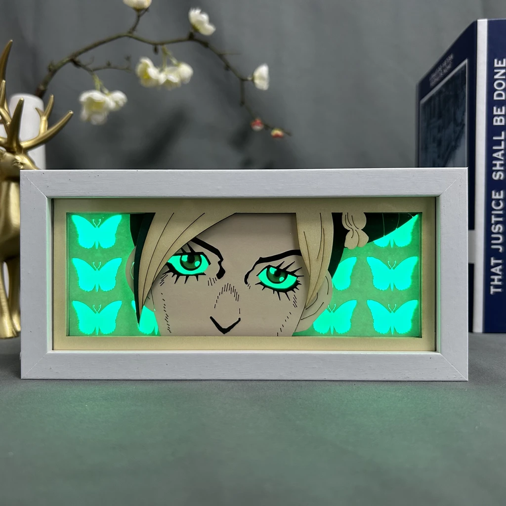 Anime Light Box Jojo's Bizarre Adventure Jolyne For Bedroom Decoration