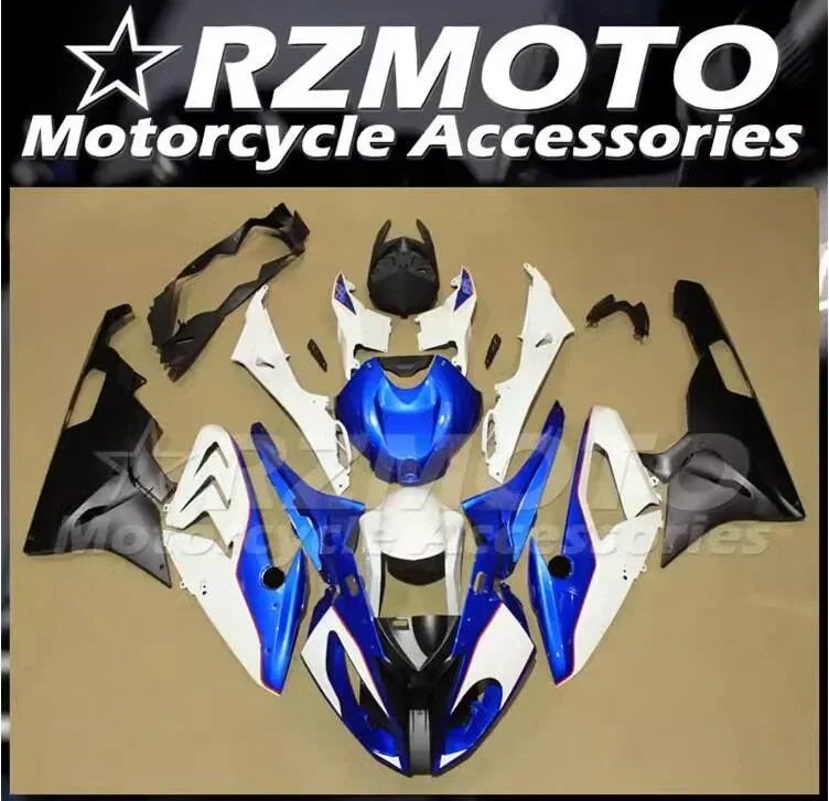 

4Gifts New ABS Whole Motorcycle Bike Fairings Kit Fit for BMW S1000RR 2015 2016 15 16 HP4 Bodywork Set Blue White Black