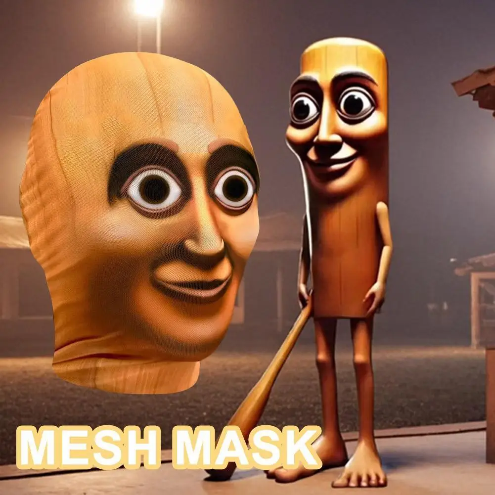 Maschera Balaclava Divertente Stampata in 3D con Effetto Visivo Realistico per Cosplay, Halloween e Feste a Tema - immagine 3